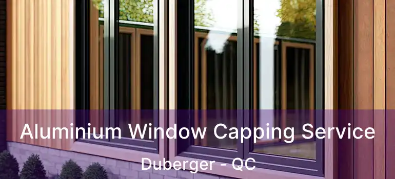 Aluminium Window Capping Service Duberger - QC