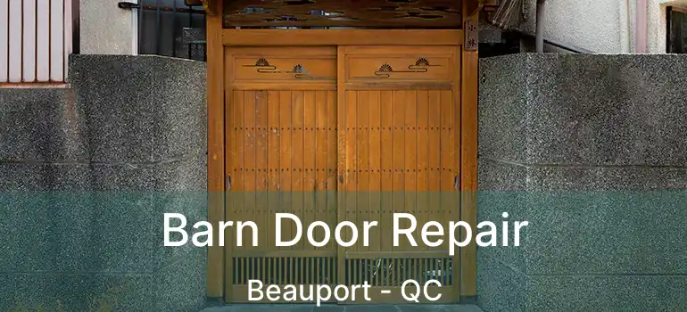 Barn Door Repair Beauport - QC