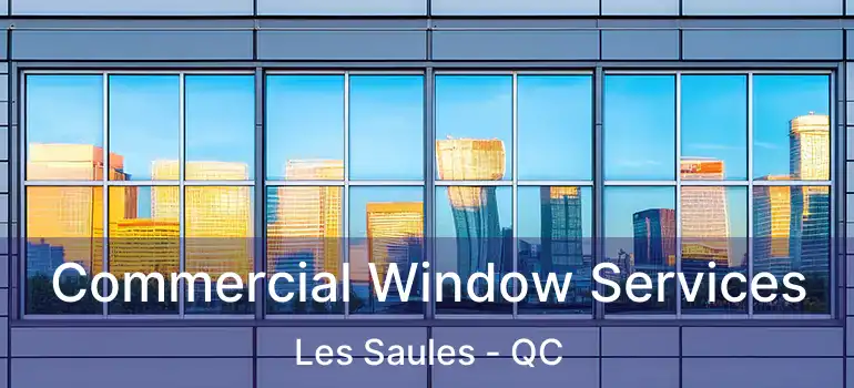 Commercial Window Services Les Saules - QC