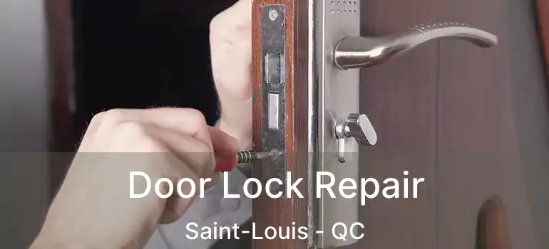 Door Lock Repair Saint-Louis - QC