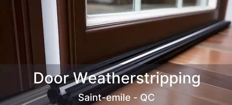 Door Weatherstripping Saint-emile - QC