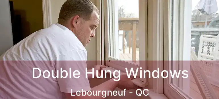 Double Hung Windows Lebourgneuf - QC
