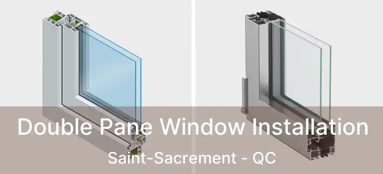 Double Pane Window Installation Saint-Sacrement - QC