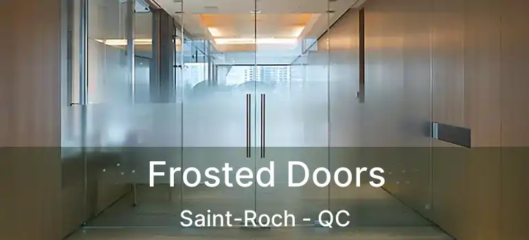 Frosted Doors Saint-Roch - QC