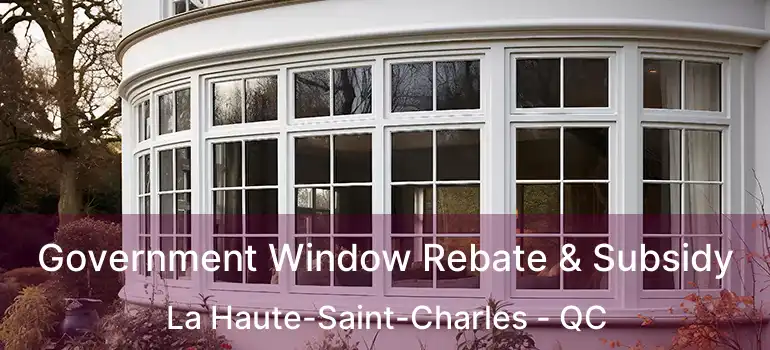 Government Window Rebate & Subsidy La Haute-Saint-Charles - QC