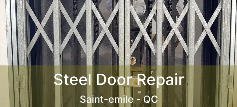Steel Door Repair Saint-emile - QC