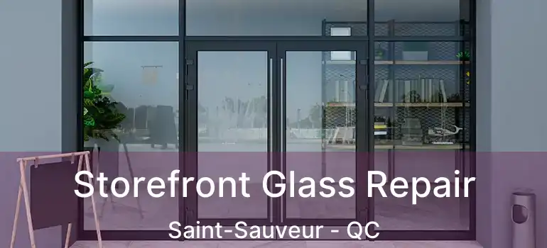 Storefront Glass Repair Saint-Sauveur - QC