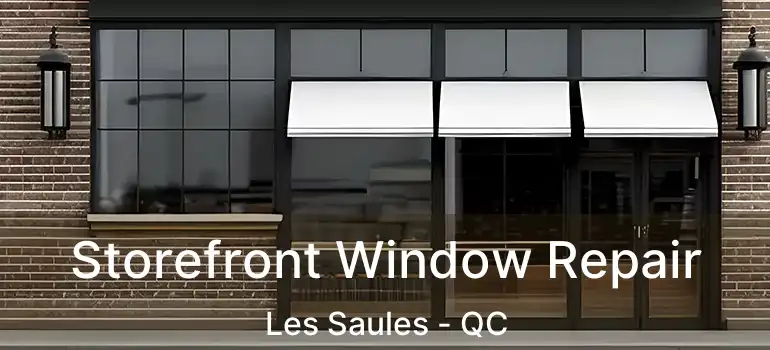 Storefront Window Repair Les Saules - QC