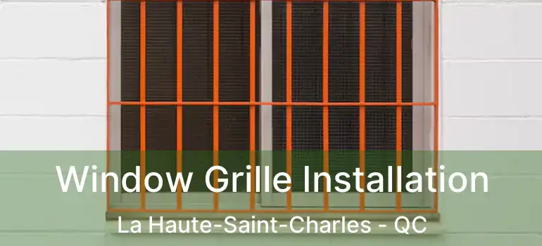 Window Grille Installation La Haute-Saint-Charles - QC