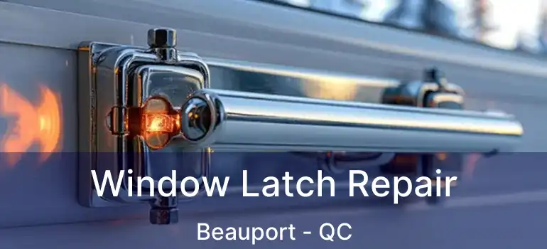 Window Latch Repair Beauport - QC
