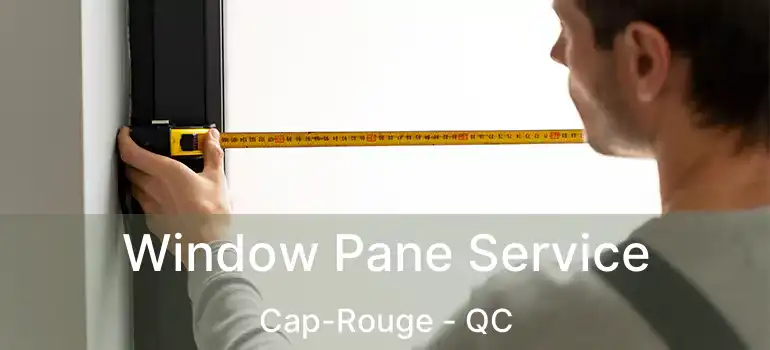 Window Pane Service Cap-Rouge - QC