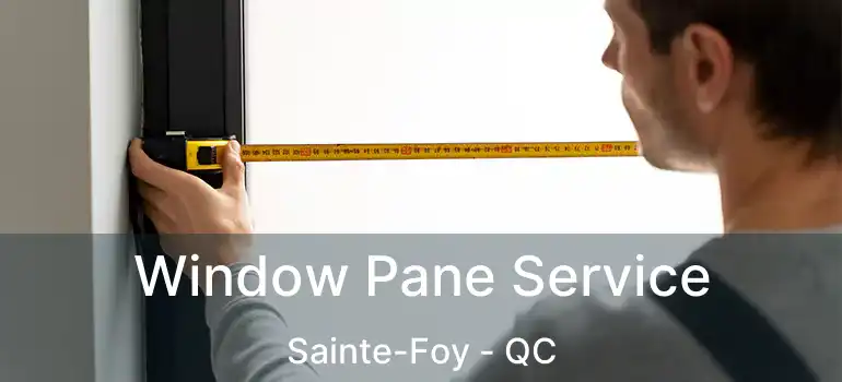 Window Pane Service Sainte-Foy - QC