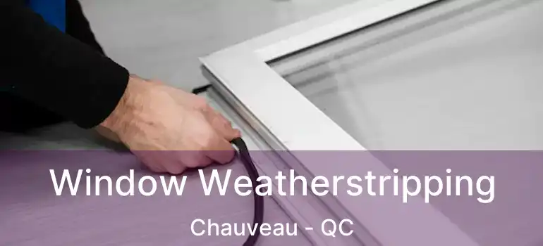 Window Weatherstripping Chauveau - QC